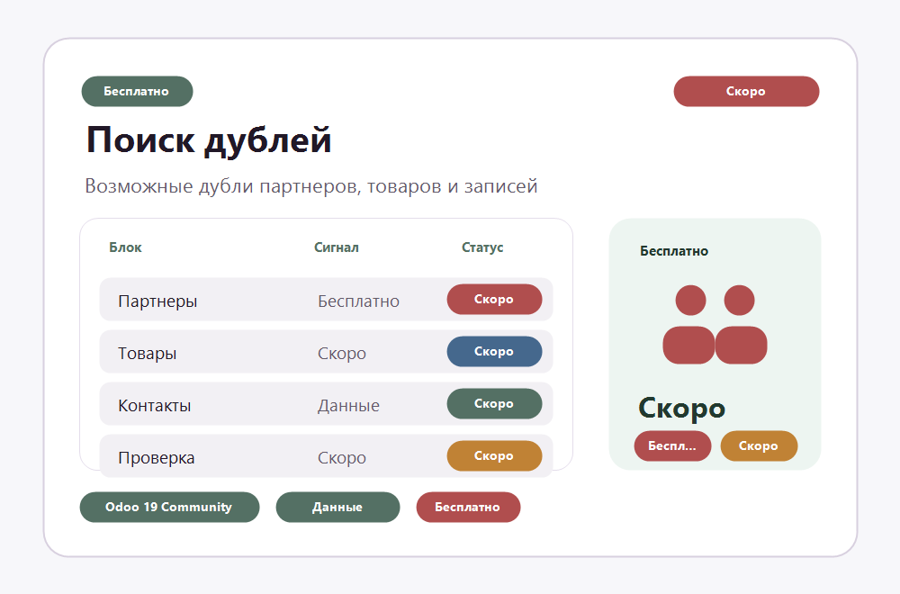 Поиск дублей preview
